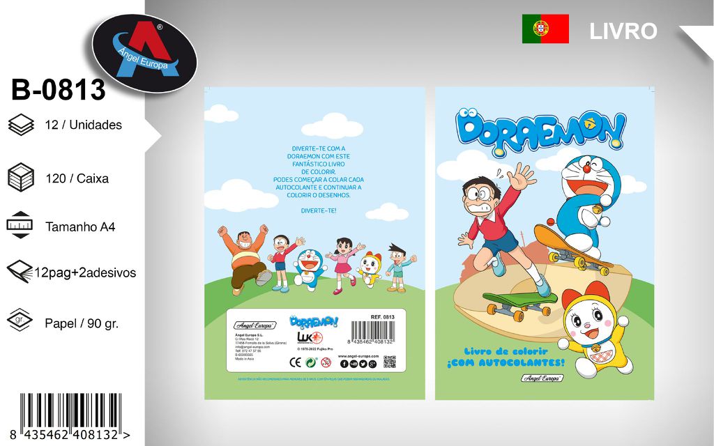 Livro para Colorir Doraemon
