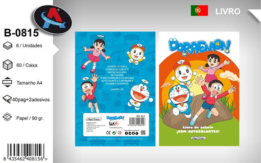 Livro para Colorir Doraemon