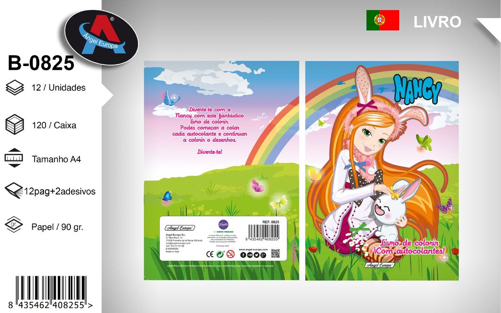 Livro para Colorir Nancy