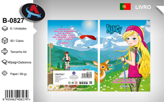 Livro para Colorir Nancy