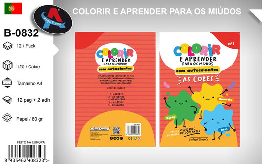 Livro para Colorir e Aprender para os Miúdos