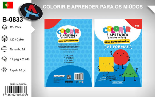Livro para Colorir e Aprender para os Miúdos