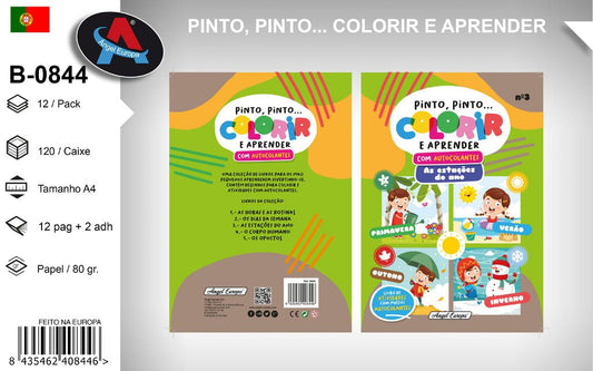 Livro "Unir os Pontos - Aprendo Inglês" As Estações do Ano