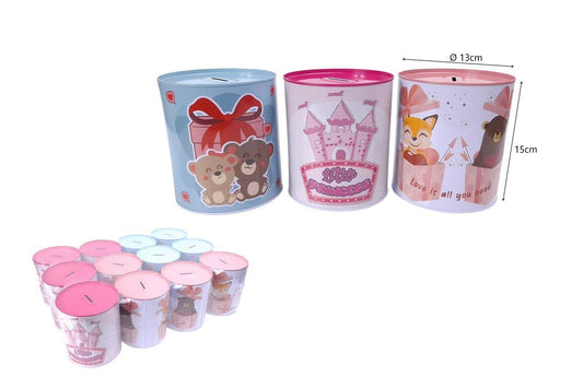 Mealheiro de Metal Infantil 13 x 15 cm