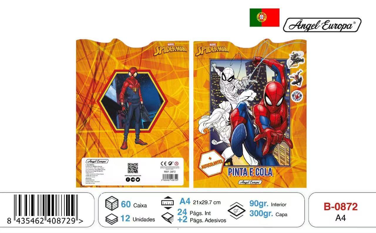 Livro para Colorir Spiderman
