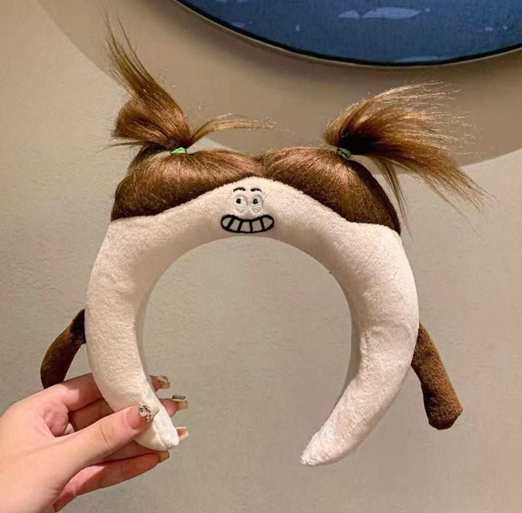 Bandolete de Peluche Branco 17 Cm