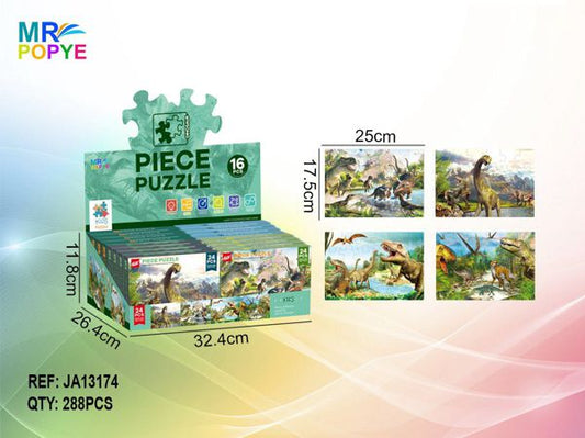 Puzzle Dinossauros 24 peças