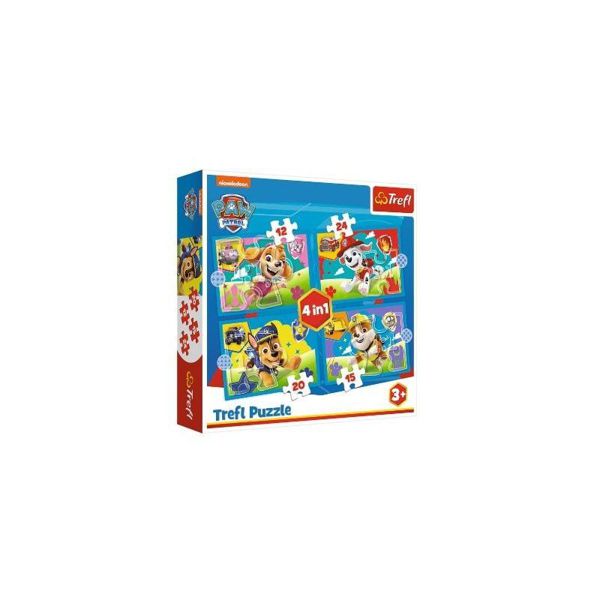 Puzzle Trefl - Patrulha Pata 4 em 1