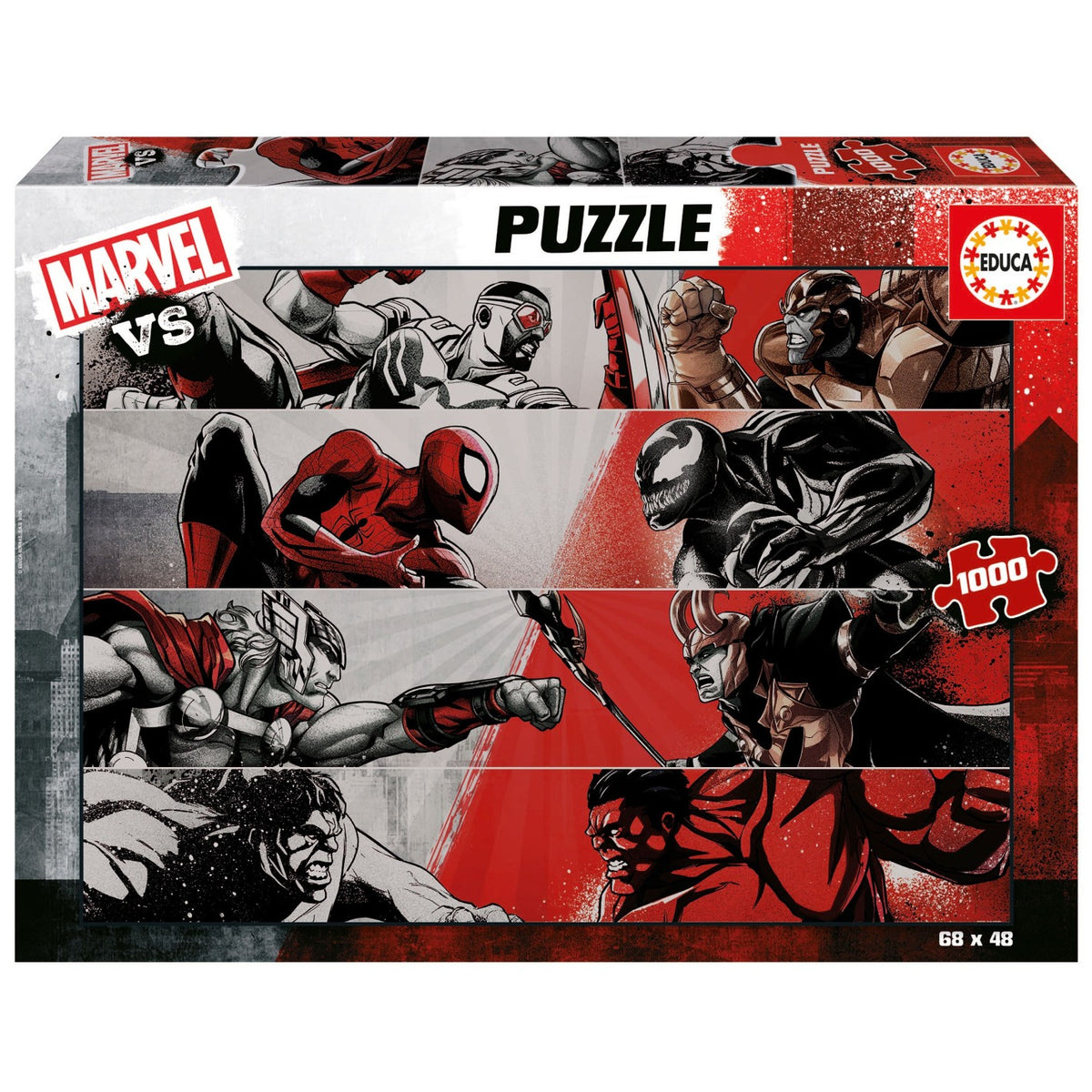 Puzzle Educa Marvel VS 1000 pçs