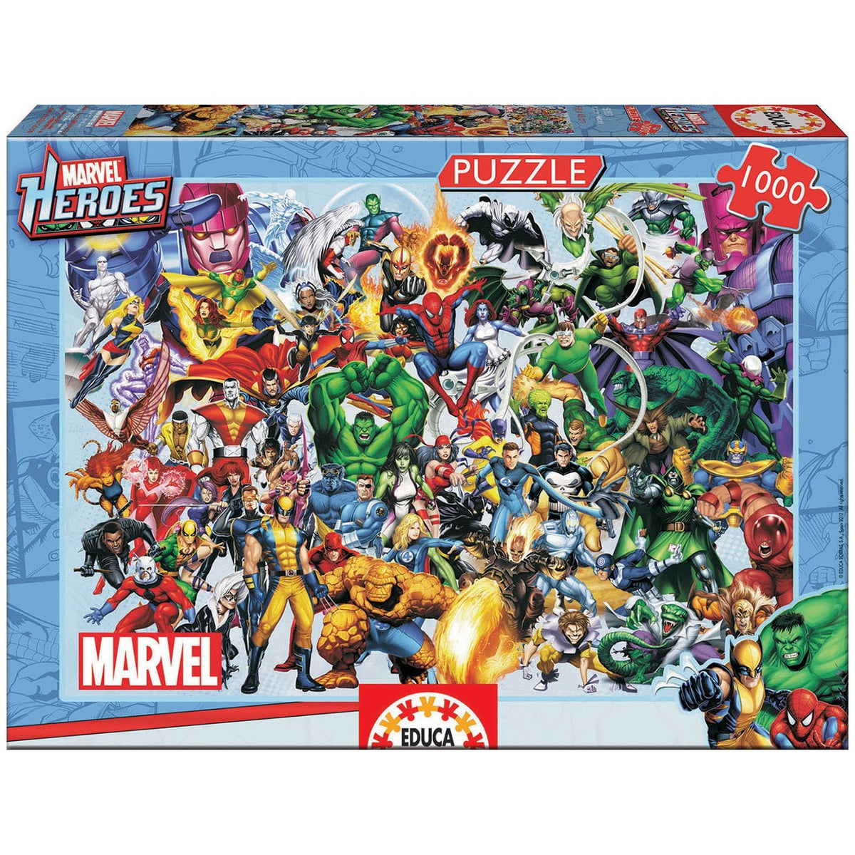 Puzzle Educa Heróis da Marvel 1000 pçs