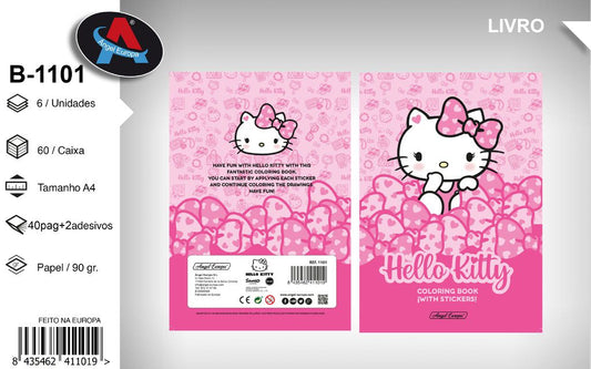 Livro para Colorir Hello Kitty