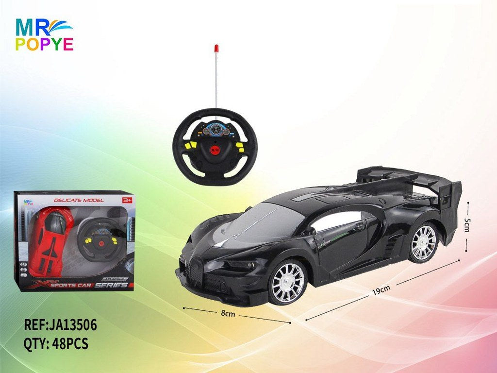 Carro Telecomandado Bugatti Veyron 1:22 com Volante e Luzes