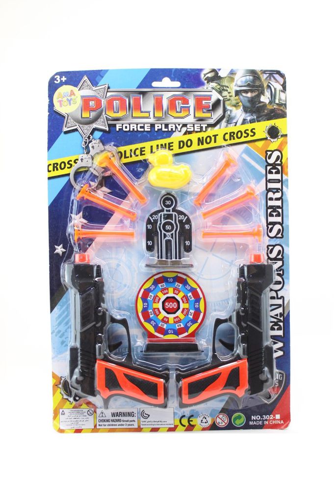 Conjunto de Polícia c/ 2 Pistolas (Modelo 2)