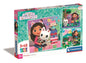 Jogo Clementoni puzzle 3x48 Casa bonecas da Gabby