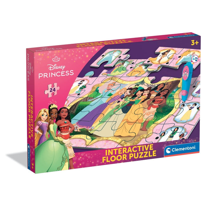Tapete Puzzle com Jogo Interativo Princesas Disney Clementoni