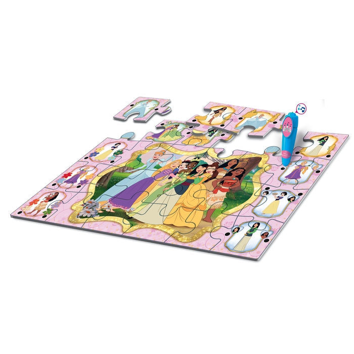 Tapete Puzzle com Jogo Interativo Princesas Disney Clementoni