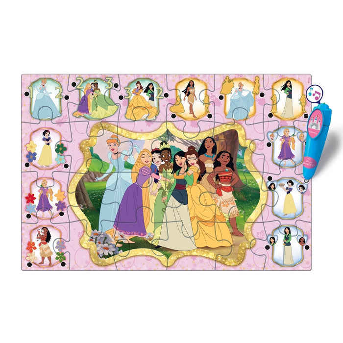 Tapete Puzzle com Jogo Interativo Princesas Disney Clementoni