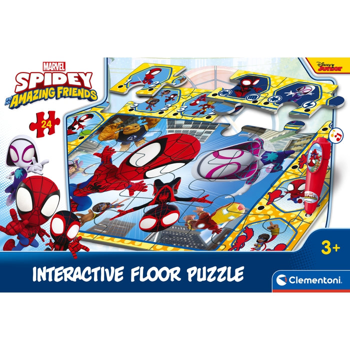 Tapete Puzzle com Jogo Interativo Spidey Clementoni