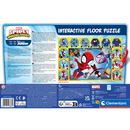 Tapete Puzzle com Jogo Interativo Spidey Clementoni