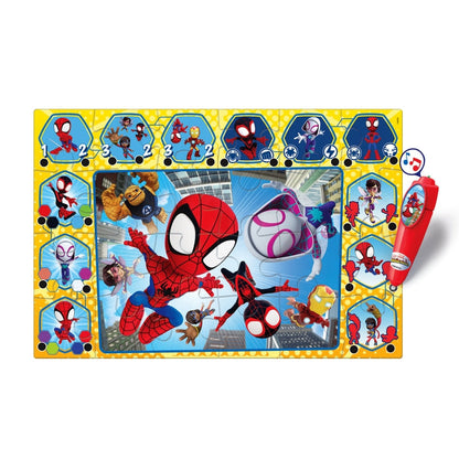 Tapete Puzzle com Jogo Interativo Spidey Clementoni