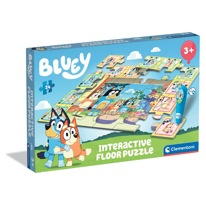 Tapete Puzzle com Jogo Interativo Bluey Clementoni