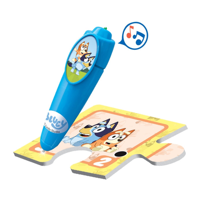 Tapete Puzzle com Jogo Interativo Bluey Clementoni