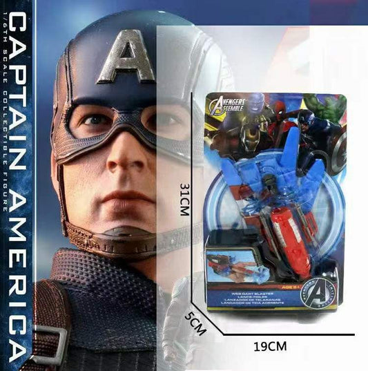 Luva Lançadora Tema Capitão América