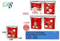 Pack 12 Sacos de Presente de Natal Bonecos Merry Christmas Vermelhos 26 x 32 x 10 Cm
