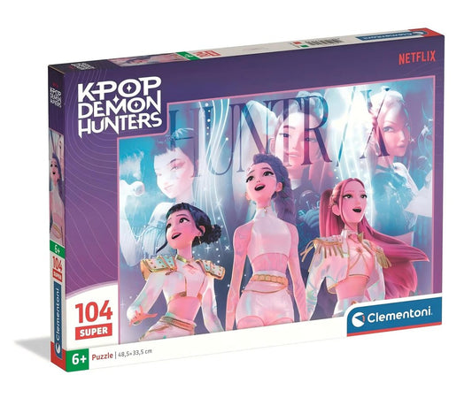 Jogo Clementoni puzzle 104 pçs Super KPop Demon Hunters