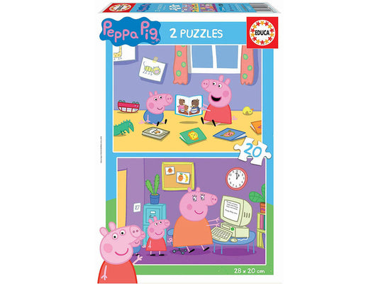 Puzzle Educa Peppa Pig 2x20
