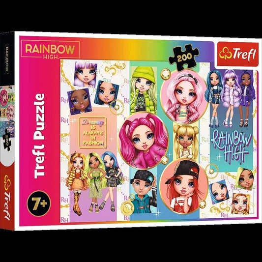 Puzzle Trefl - Rainbow High 200 peças