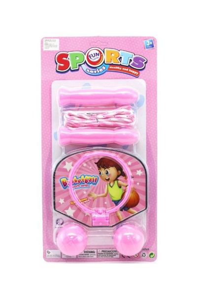 Conjunto Corda Saltar e Mini Tabela Basket