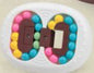 Puzzle de Bolinhas Oval - Branco