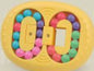Puzzle de Bolinhas Oval - Amarelo
