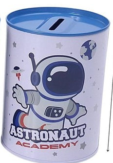Mealheiro de Metal Infantil 7,5 x 10 cm - Astronauta