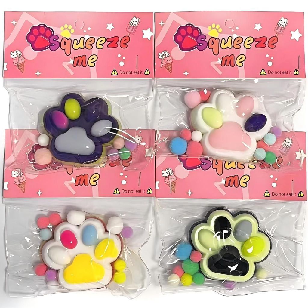 Squishy Pata de Gato Squeeze Me Escura e Clara