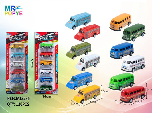 Autocarro de Recuo 6 Cores (Modelo 1)