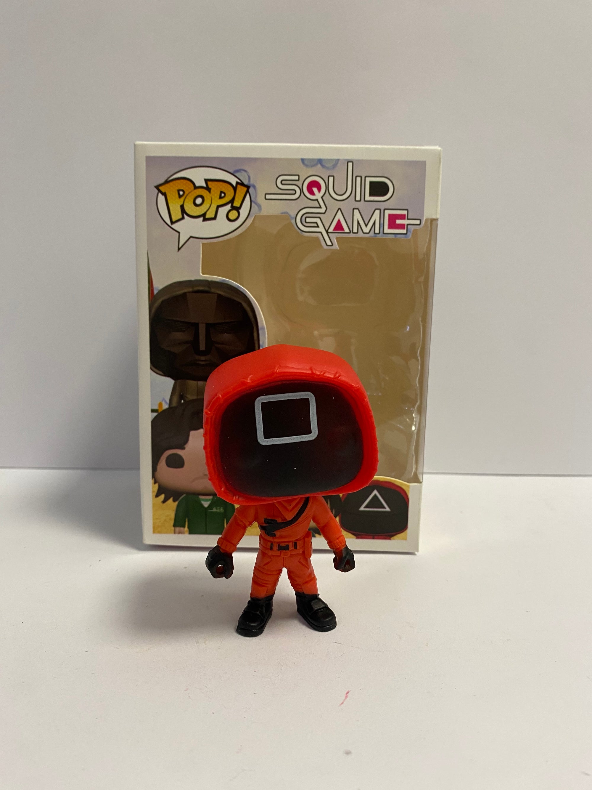 Figura Estilo POP Squid Game - Soldado Quadrado