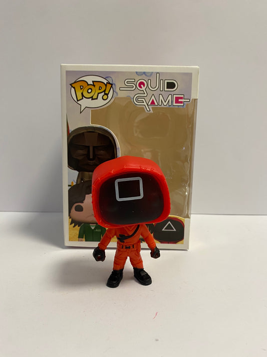 Figura Estilo POP Squid Game - Soldado Quadrado
