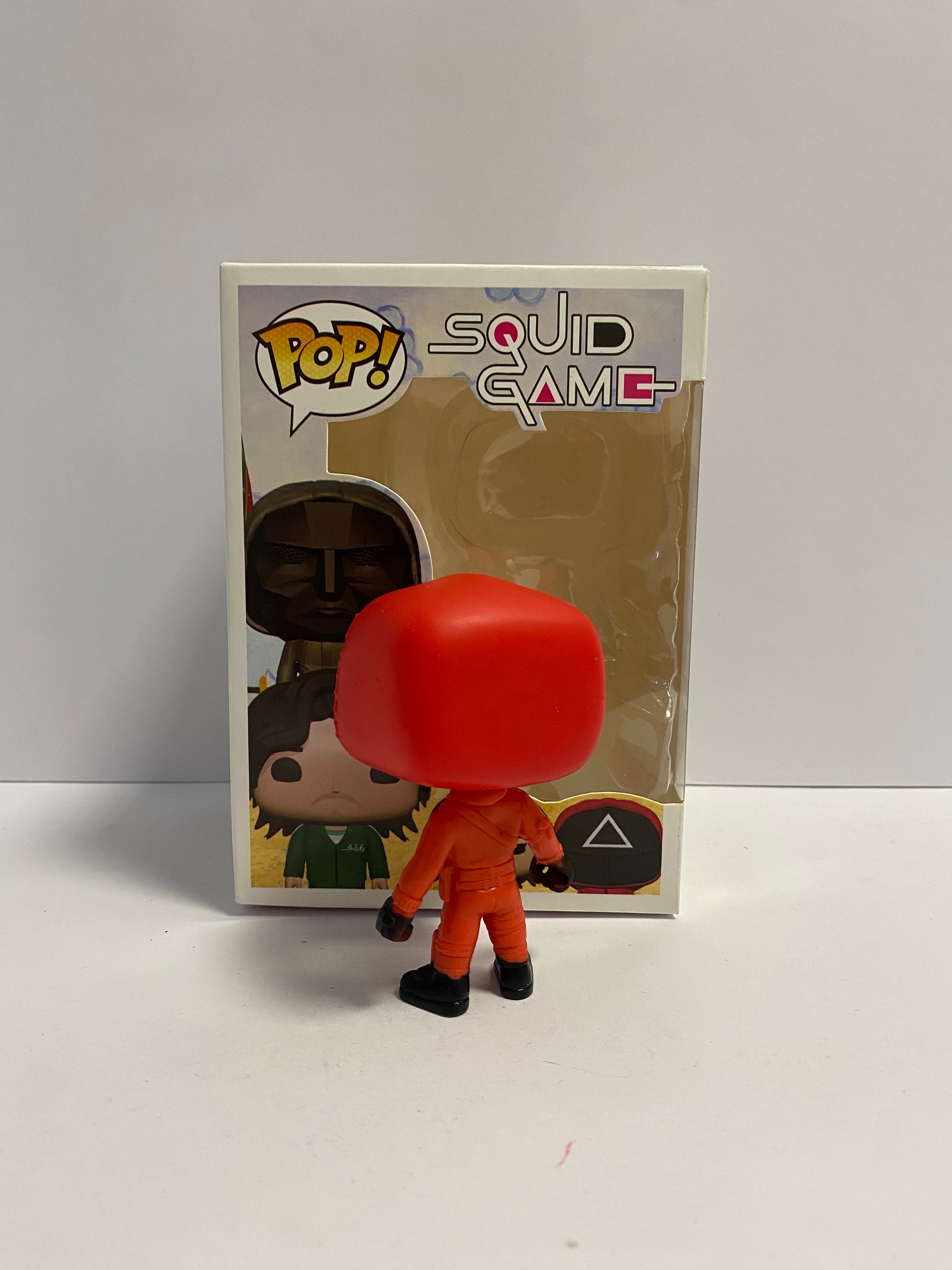 Figura Estilo POP Squid Game - Soldado Quadrado