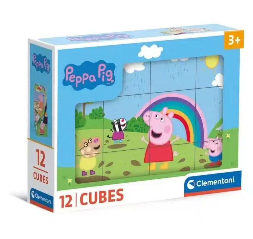 Puzzle Clementoni Peppa Pig 12 Cubos