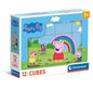 Puzzle Clementoni Peppa Pig 12 Cubos