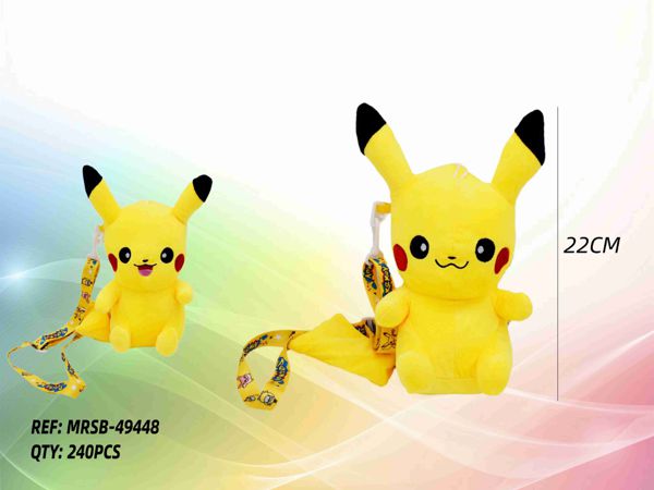 Mochila de Peluche Pikachu 20CM