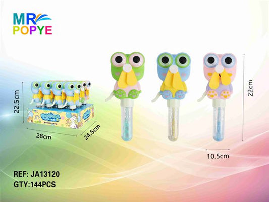 Bolhas de Sabão c/ Ventoinha Manual Sapo (Pack 12)