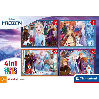 Puzzle Clementoni Frozen 4 em 1