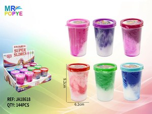 Slime Bicolor em Copo 9 Cm