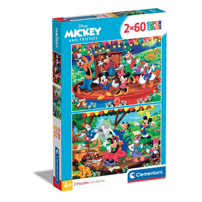Puzzle Clementoni Mickey & Friends 2x60 pçs