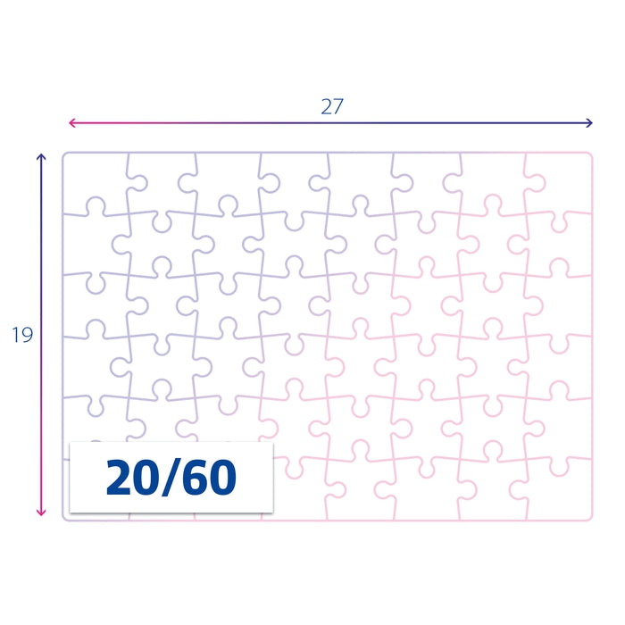 Puzzle Clementoni Mickey & Friends 2x60 pçs