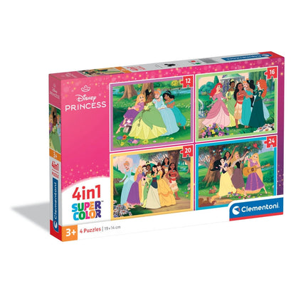 Puzzle Clementoni Princesas Disney 4 em 1