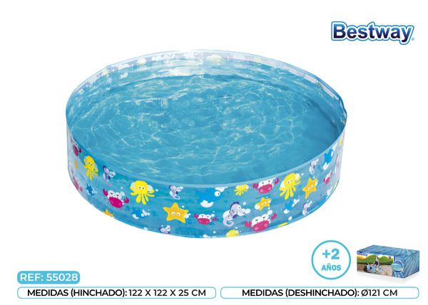 Piscina Infantil Rígida 122X25 CM +2 Anos Bestway